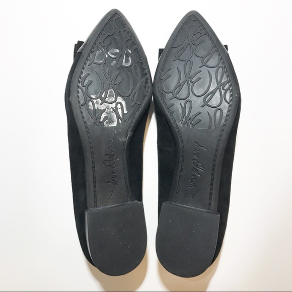 SOLD Sam Edelman | Lizzy Bow Ballet Flat Black 7 - Picture 5 of 5